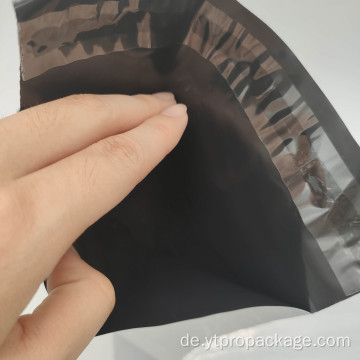 Kunststoff Poly Mailer Kleidung Verpackung schwarz Versandbeutel